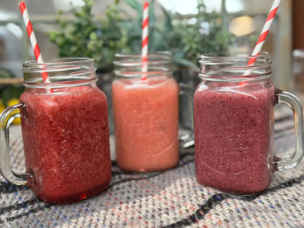 Super smoothies served at local cafe in the heart of Tewkesbury